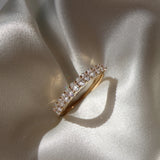 3x2 mm Oval Cut Wedding Band Women Moissanite Band