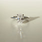 2.01 Ct Oval Cut Moissanite Engagement Ring, Oval Cut Ring