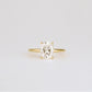 2 Ct Cushion Cut Moissanite Engagement Ring