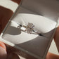 2.01 Ct Oval Cut Moissanite Engagement Ring, Oval Cut Ring