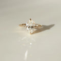 2.06 Ct Oval Cut Moissanite Engagement Ring, Oval Cut Ring