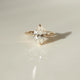 2.06 Ct Oval Cut Moissanite Engagement Ring, Oval Cut Ring