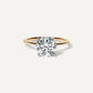 1.50 Ct Round Brilliant Cut Moissanite Engagement Ring