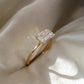 1.50 Ct Emerald Cut Moissanite Engagement Ring