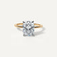 3.15 Ct Cushion Cut Moissanite Engagement Ring