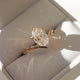 1.53 Ct Oval Cut Moissanite Engagement Ring