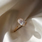 Bezel Set 2 Ct Oval Cut Moissanite Engagement Ring