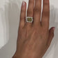 3.80 Ct Canary Yellow Radiant Cut Moissanite  Ring