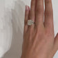 4.50 Ct Radiant Cut Moissanite Engagement Ring