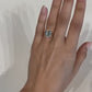 3.80 Ct Old Mine Emerald Cut Moissanite Engagement Ring