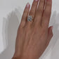 5 Ct Cushion Cut Moissanite Engagement Ring