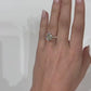 3.55 Ct Cushion Cut Moissanite Engagement Ring