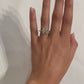 Toi Et Moi 4.25 Ct Pear & Marquise Cut Moissanite Engagement Ring