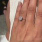 1.80 Ct Cushion Cut Moissanite Engagement Ring